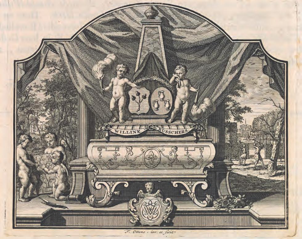 tot eer der ouderen, de stamboom van de familie willink Het titelblad in de tweede uitgave van de Stamboom der Willingen uit 1721. Gravure van Frederick Ottens.