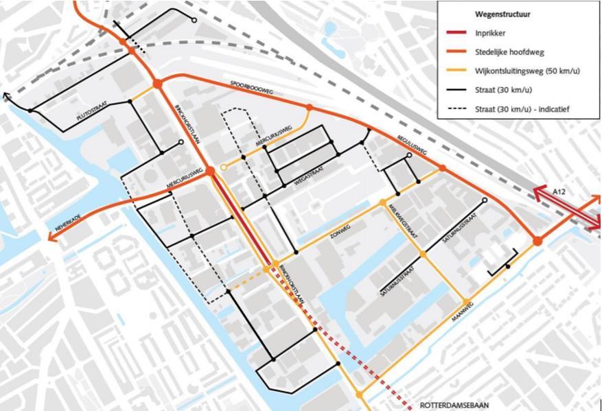 De komst van de Rotterdamsebaan heeft geleid tot een ware transformatie van het infrastructurele uiterlijk van het gebied.