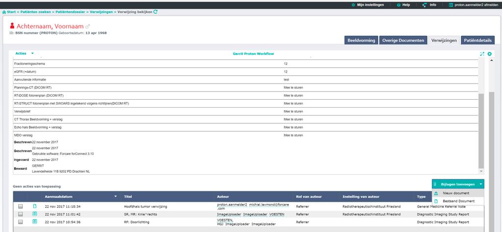 3.3.3 Upload van overige documenten Let op: maak de diverse benodigde documenten eerst aan en sla ze op als.pdf op een folder op uw computer.