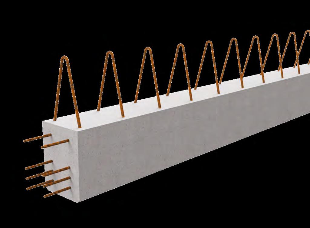 PRbalk GBAbalk (op bestelling) PRBALK 36 De PR is een balk in voorgespannen beton met uitstekende beugels en is berekend en bestemd voor het gebruik op alle