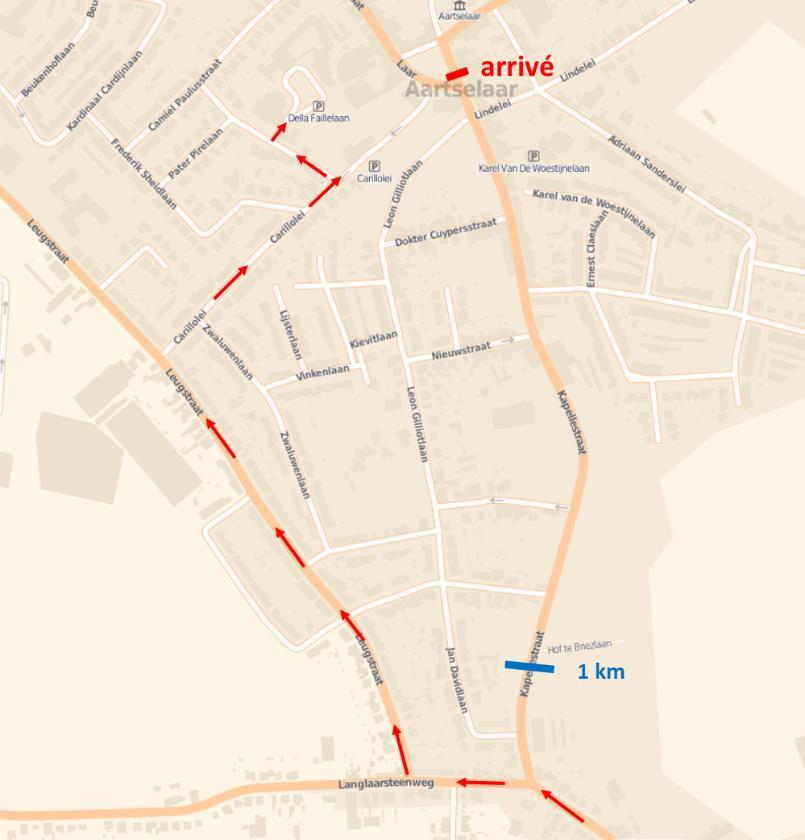 Parking renners: speelplaats school antidopinglokaal :