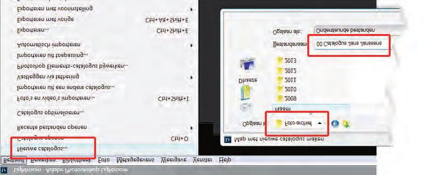 2. Voordat u begint Nog geen catalogus Zijn nog geen foto s geïmporteerd in Lightroom, dan gaat u als volgt te werk. 1. Start Lightroom. 2. Kies Bestand, Nieuwe catalogus. 3.