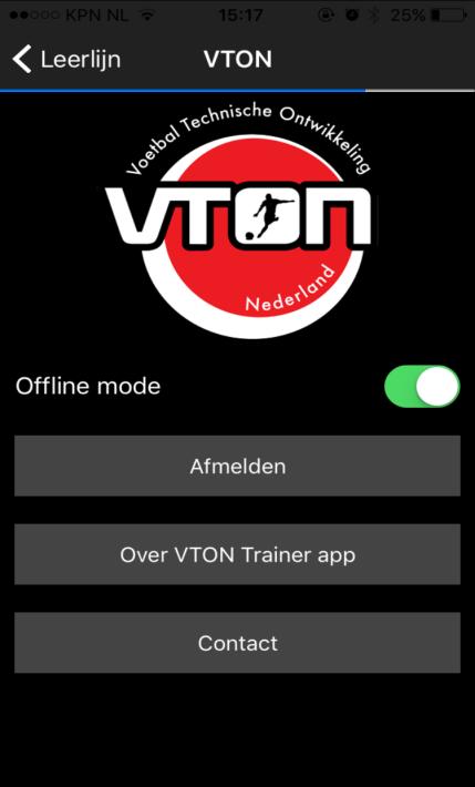 4 Synchroniseren en dataverbruik De VTON Trainer app downloadt iedere week automatisch de nieuwste training. In dit deel lees je meer over de synchronisatie en hoe je mobiel dataverbruik beperkt. 3.