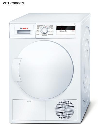 899,99* Serie 6, 8 kg, warmtepomp, LEDdisplay, SelfCleaning condenser, glazen deur 1049,99* Serie 8, 8 kg, warmtepomp,