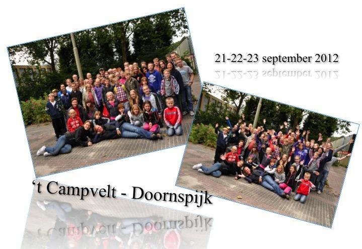 Wist u dat:. iedereen vrijdag 21 september om 18.00 uur weer klaar stond om op trainingsweekend te gaan? we dit jaar naar t Campvelt in Doornspijk gingen?