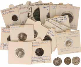 Denarius. n.d. VF +. 50,- 1567. Lot (49) small bronzes. 4 th.