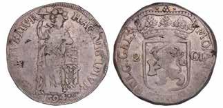 ½ dukaton of zilveren rijder Gelderland 1790.