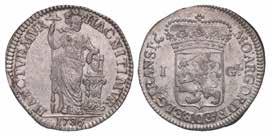 1 gulden Overijssel 1764. Zeer Fraai / Prachtig.