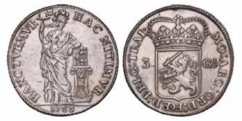 45,- 758. 3 gulden Utrecht 1682. CNM 2.