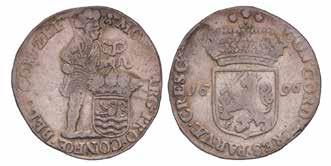 Zilveren dukaat Zeeland 1695. CNM 2.49.