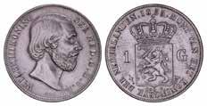 1 gulden Willem II 1842 Lang