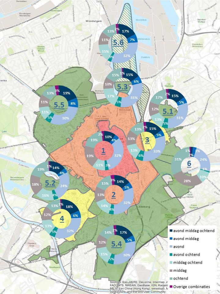 C2 Parkeerduurcombinaties, niveau tariefzones Figuur 0.