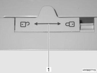 10 Inbouwapparatuur 230-V-gebruik uitschakelen: Energiekeuzeschakelaar op " " zetten. De koelkast is uitgeschakeld. 12-V-gebruik inschakelen: Energiekeuzeschakelaar (Afb.