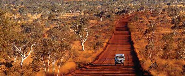 Overnachting: Mercure Broome, superior kamer Dag 2: Broome, Gibb River Road, Tunnel Creek, Windjana Gorge Verlaat Broome en begin uw avontuur door Kimberley.