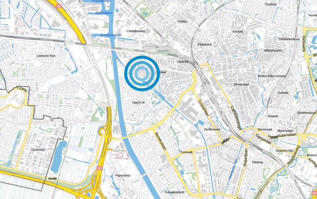 Locatie Bereikbaarheid Per auto In enkele autominuten zijn de Rijkswegen A2, A12 en A27 te bereiken. Per Openbaar Vervoer Het NS-station Utrecht Centraal is gelegen op circa 15 minuten loopafstand.