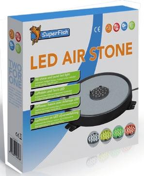 SuperFish Luchtstenen SF LED Color Air Disk - Ø 10 cm Blauwe luchtstenen verkrijgbaar in