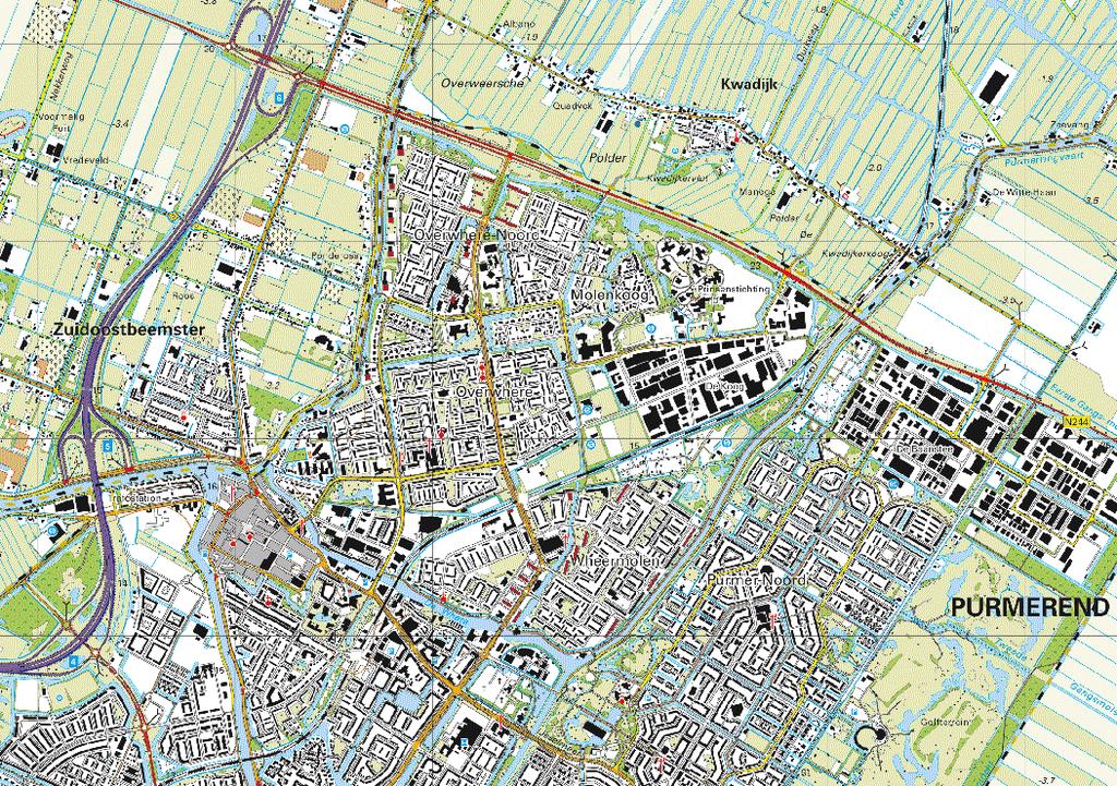 Noorderpad 64 36 58 59 6 6 62 63 69 Overzichtskaart vml. opslag chloorbleekloog nr.65 voormalig zwembad vml.