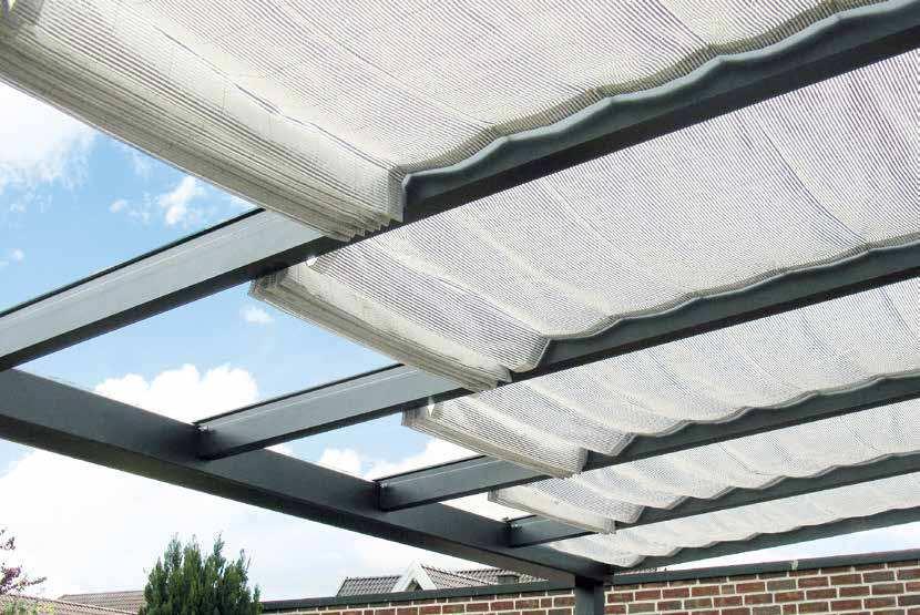 Lamellendoek compleet voor veranda met polycarbonaat dakbedekking vanaf 426,- LAMELLENDOEK In drie kleurvarianten Geniet nog meer van het buitenleven