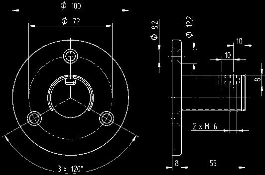 48,3 mm CN2505424 Gepolijst 42,4 mm CN2505483