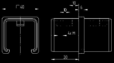 CN4204040 Geslepen 40 x 40 mm