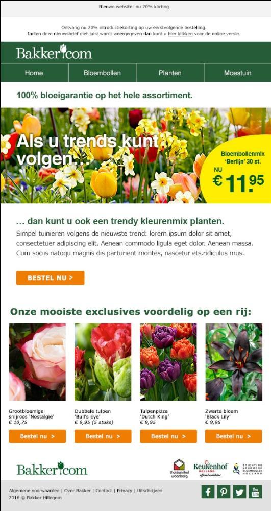 (in planten, bollen &