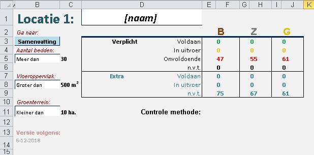 S T A P 3 S t a r t e n m e t l o c a t i e 6. Vul allereerst de naam van de locatie in (bij voorkeur afkorting!