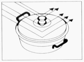 FR Les avantages des micro-ondes Avec une cuisinière traditionnelle, la chaleur créée par les brûleurs de gaz ou par les résistances pénètre lentement de l'extérieur vers l'intérieur de l'aliment.