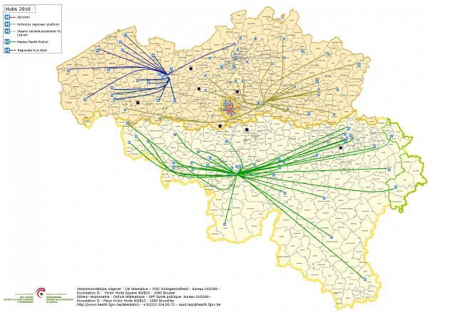 Hubs & metahub Regionale en lokale uitwisselingsystemen van medische gegevens Beschikbare elektronische medische documenten met betrekking tot