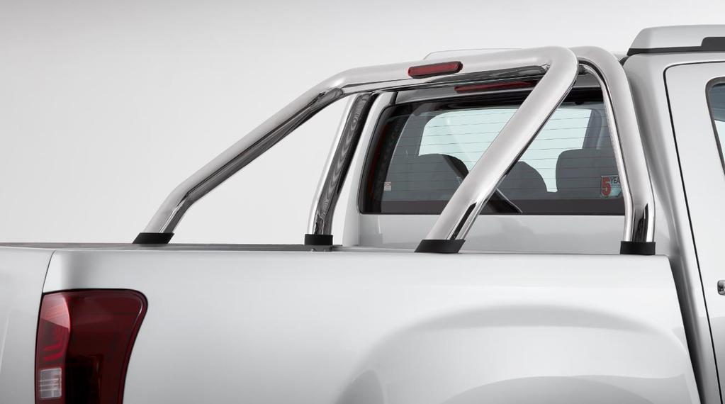 STYLE BAR (voor voertuigen zonder laadbak afdekking) Met dit accessoire voegt u stijl en klasse toe aan uw pickup.