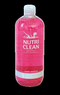 Nutri-Clean 1 liter (4811) Door de zachte samenstelling ideaal voor de persoonlijke verzorging, zoals douchegel en handzeep.
