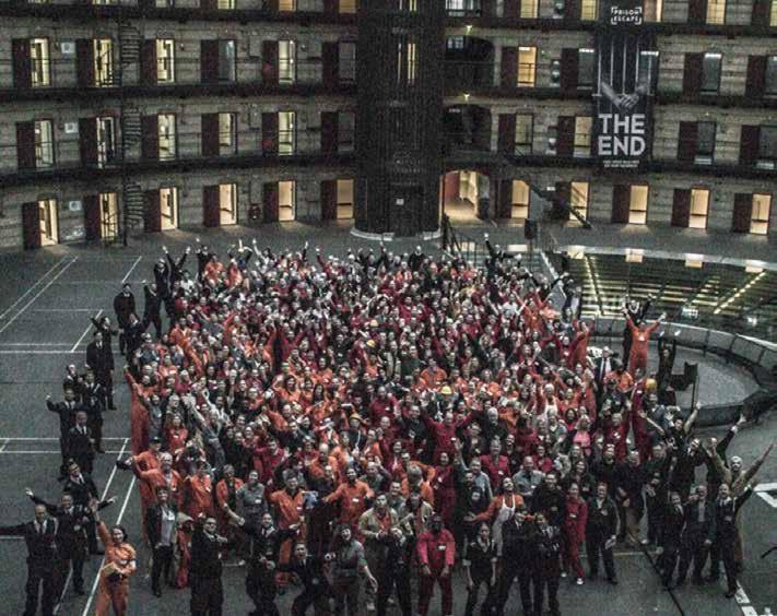 Wijkzusters vastgezet in de Bredase Koepel Wat startte als een gezellig teamuitje eindigde vrijdagmiddag 26 oktober in een escapedrama.