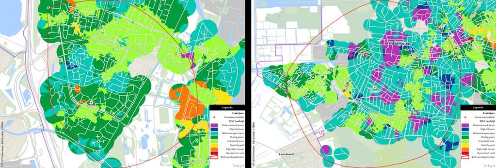 De populatie is gepositioneerd op een sociologische dimensie (individu versus groep) en