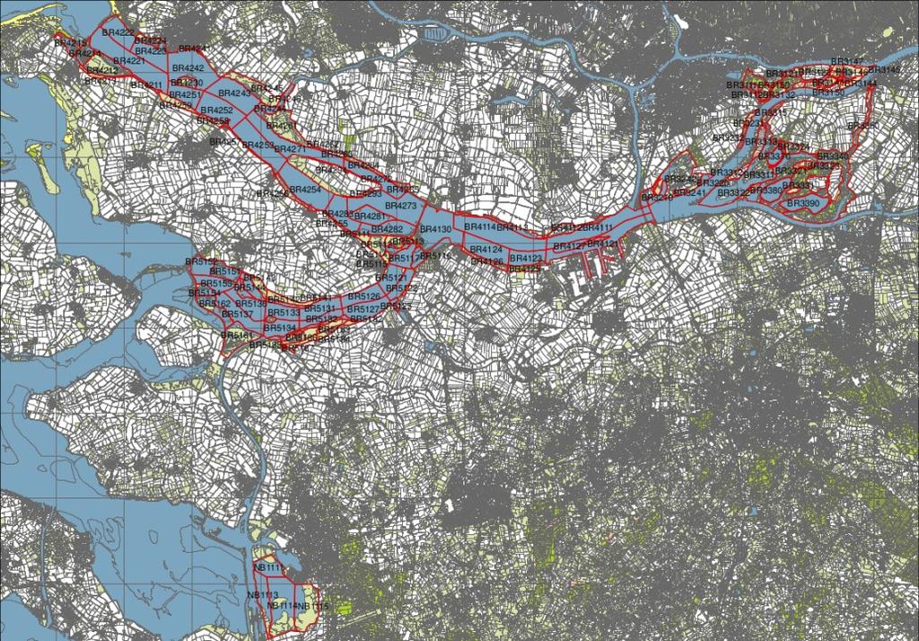 Als aantallen niet lineair verliepen, maar bijvoorbeeld eerst waren toegenomen en daarna afgenomen, werd daarom alleen de meest recente reeks van aaneengesloten jaren geselecteerd die wel een lineair