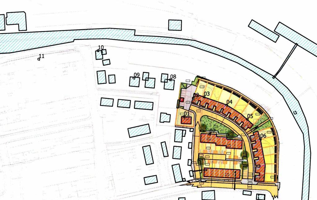 pag 5 van 13 De conclusies zijn weergegeven in paragraaf 12. 3 GEPLANDE WONINGEN De afstanden tussen de scheepswerf Bodewes en bestaande en nieuw te bouwen woningen zijn weergegeven in figuur 1.