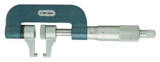 91 0-15mm 49,00 9M05.1.92 0-25mm 58,00 Schroefmaat voor buiswand Deze schroefmaat wordt gebruikt voor meting van de dikte van een buiswand.