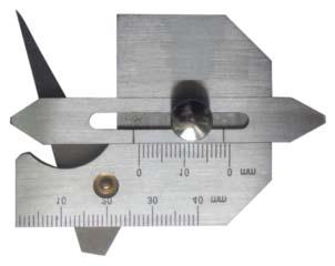meetbereik dikte van naad: 0-40mmMeetbereik hoogte van naad: 0-20mmMeetbereik diepte van naad: 1-3mmMeetbereik hoek: 0-90 6M05.2.13 Lasnaad schuifmaat WG-6 36,00 Lasnaad kaliber WG-12 brug type lasnaad kaliber.