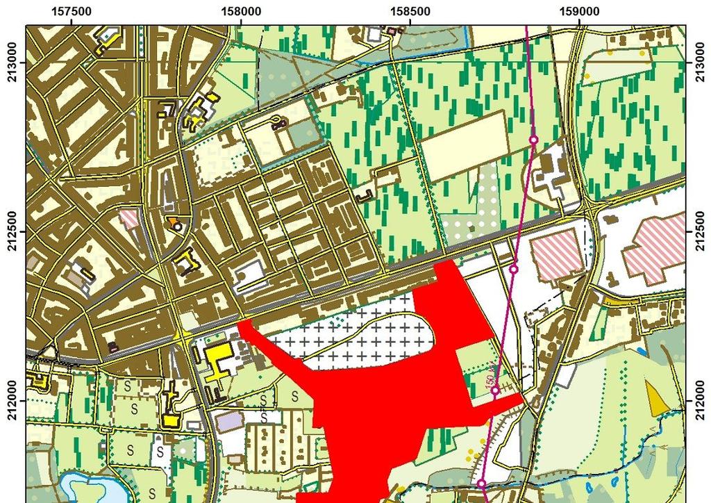 Oppervlakte projectgebied Oppervlakte ingrepen 148w, 148v, 147p, 147r, 147n, 147h, 147g, 147s, 147t, 147e, 147v, 148x, 148l, 148z, 148s, 148y, 153c, 162c, 162b,