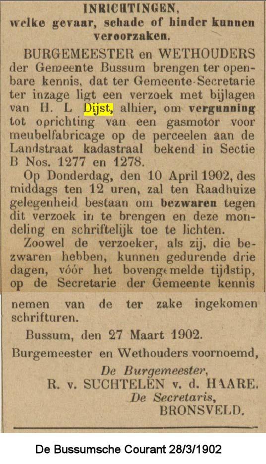 Kennelijk is Algemeen Handelsblad, 26-01-1930 de naam zodanig bekend, dat het noemen van de naam voldoende is om het meubelstuk aan te prijzen. In 1932 wordt het gebouw Felix Meritis gerenoveerd.