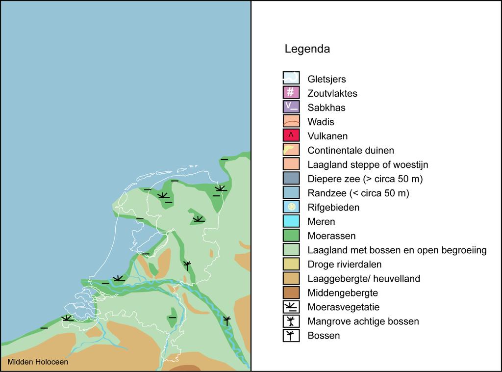 2 Algemeen informatie In dit hoofdstuk wordt beknopt beschreven hoe de huidige bodemopbouw van de grootste gebieden van Nederland tot stand is gekomen.