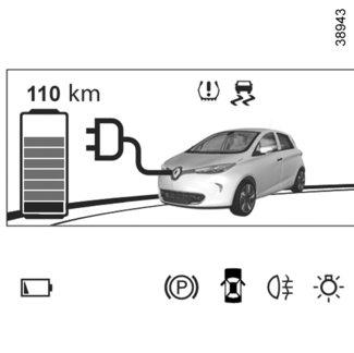 WAARSCHUWING BIJ VERLIES VAN BANDENSPANNING (1/3) 1 Wanneer de auto ermee is uitgerust, waarschuwt dit systeem voor verlies van spanning in een of meerdere banden.