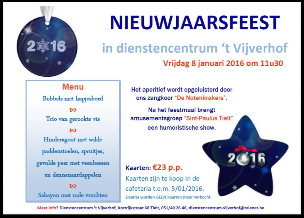 Nieuwjaarsfeest Kaarten