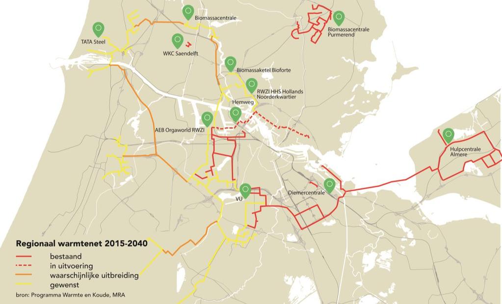 in een regionaal grootschalig warmtenet tien keer goedkoper is voor de samenleving dan een individuele aanpak.