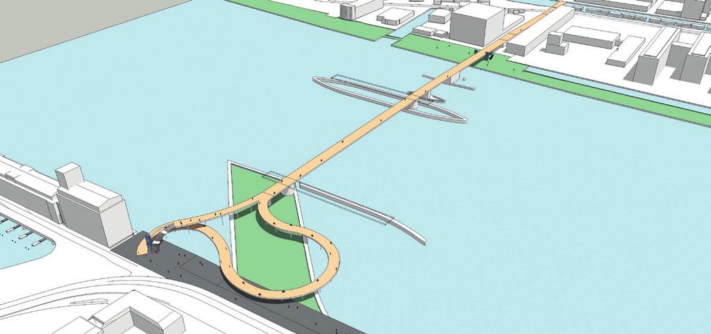 Dan is een nieuwe locatie voor de cruiseterminal nodig. 12 Na 2020 wordt besloten of er een fietsbrug of -tunnel komt tussen Stenen Hoofd en Buiksloterham.