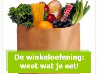 workshop De winkeloefening voeding en beweging VIGeZ Tijdens één lesuur leren leerlingen kritisch omgaan met de informatie op de etiketten van voedingsproducten.