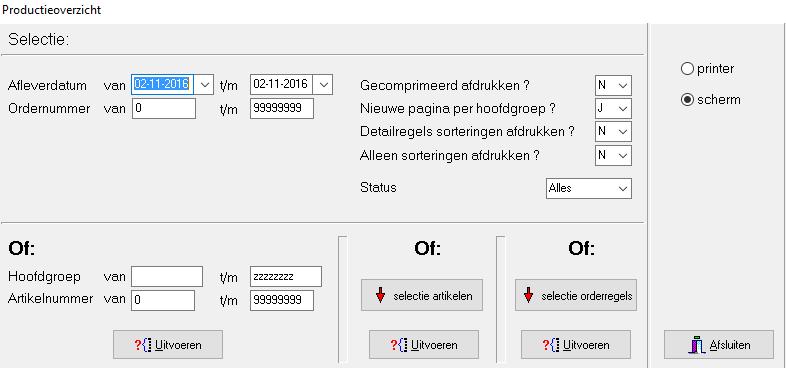 Bestelbon printen De bestelbon is voor de eigen administratie (bijvoorbeeld multomap nog te leveren. ). Hier wordt alle informatie op getoond zoals aangemaakt in de vorige stap.