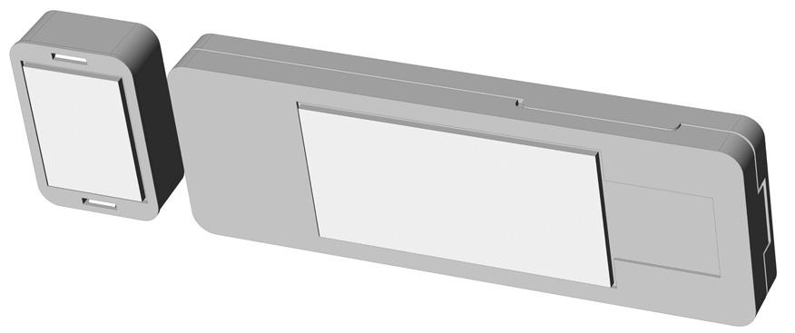 9.6 Het DuoFern raam-/deurcontact defntef monteren 1. Markeer de montageposte van het sensorgedeelte en de magneet, bjv. met een potlood. 2. Verwjder het gefxeerde sensorgedeelte en de magneet. 3.