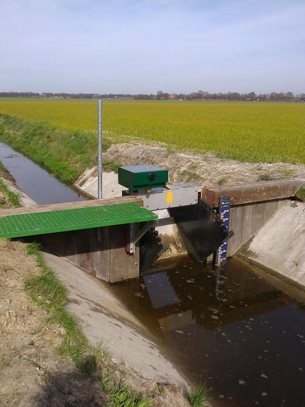 zal de nieuwe stuw op hetzelfde streefpeil worden ingesteld als bij stuw 108HOO. Afhankelijk van de waterbehoefte kan stuw 108HOO of de nieuwe stuw wat lager worden ingesteld.