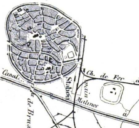 Tot 1836 De eerste spoorweghalte werd gepland langs de zuidelijke