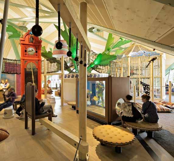 Unieke indoorprojecten Binnenspeelhuis Plaswijckpark Plaats: Rotterdam Opdrachtgever: Jora Vision Ontwerper: Jora