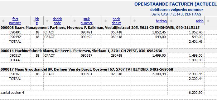 En als uw klanten niet betaald hebben? U bent altijd bij met de betalingen! Maar zijn de klanten dat ook?